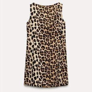 Zara Animal Print Mini Dress
